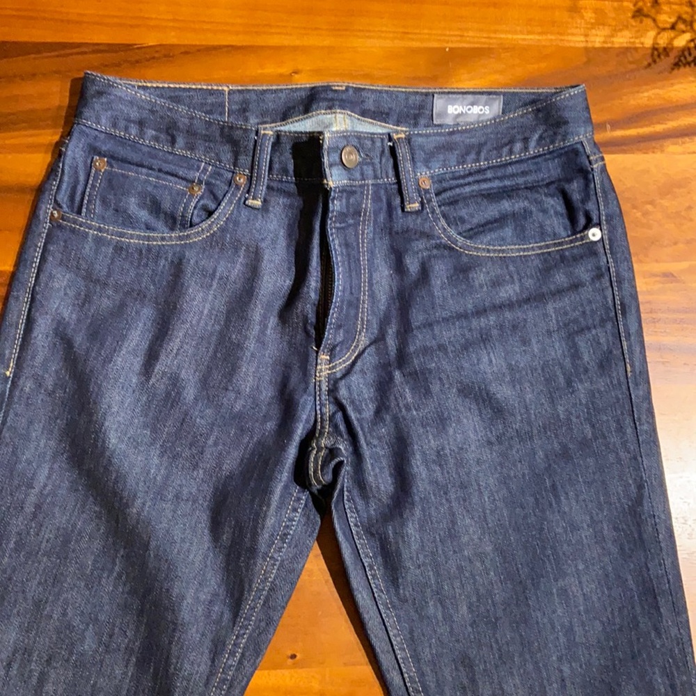 Men’s Bonobos Dark Wash Tailored Fit Jeans 31X34